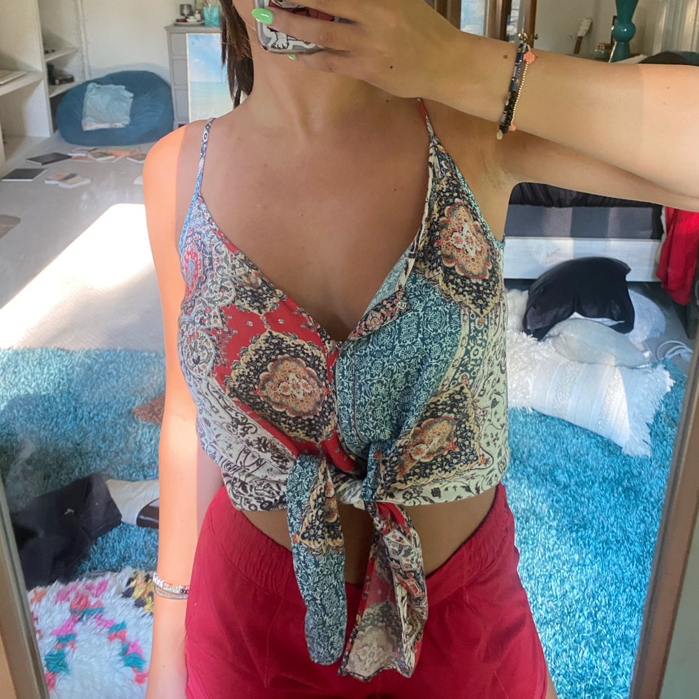 Lavender Brown Top